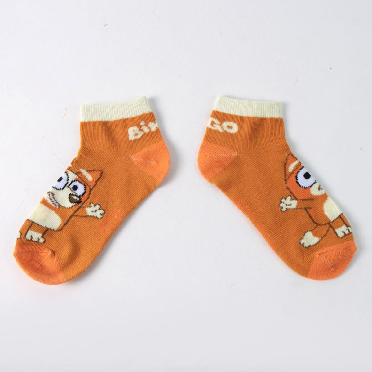Bluey 7 Paar Kinder Kurzsocken Set für Schule und Freizeit