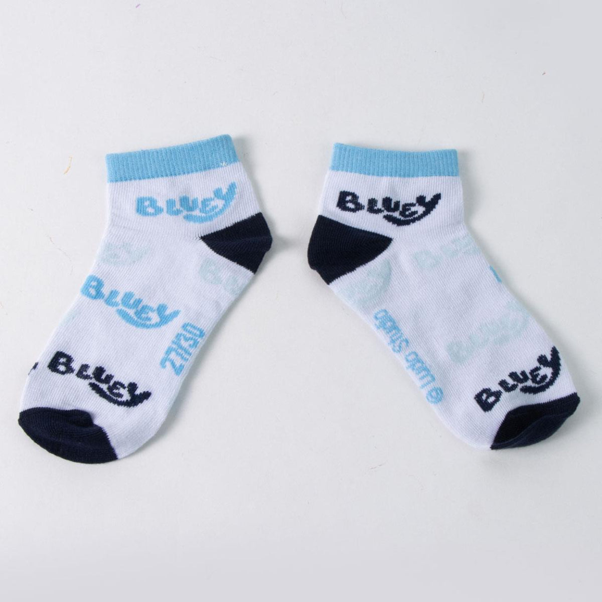 Bluey 7 Paar Kinder Kurzsocken Set für Schule und Freizeit