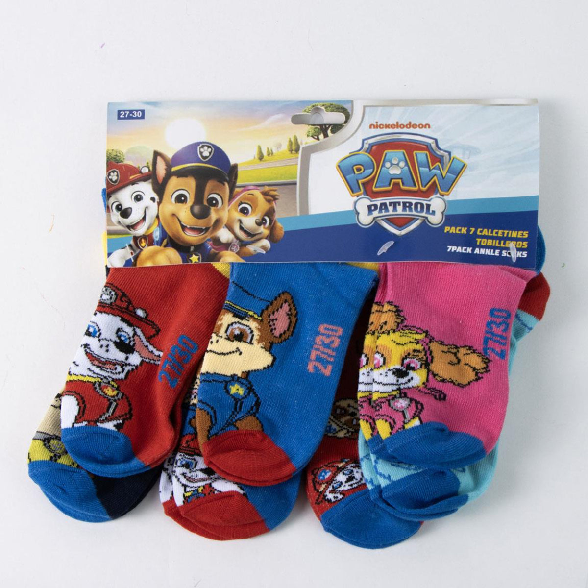 Paw Patrol Kinder Kurzsocken Set für Alltag und Sport