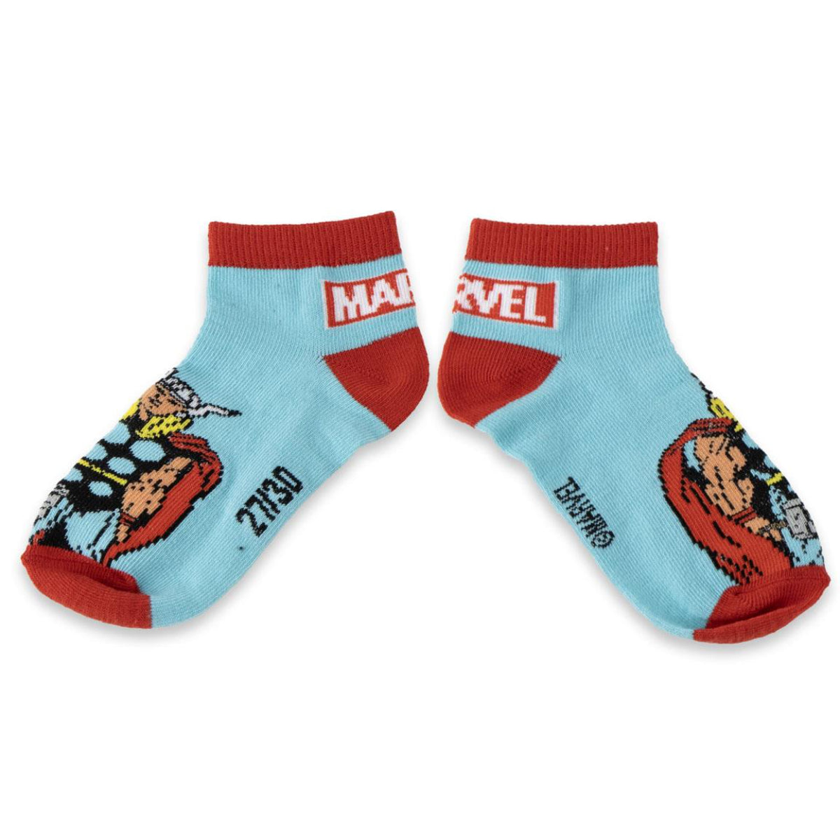 Marvel Kinder Sneakersocken 7er Set Polyester Onesize