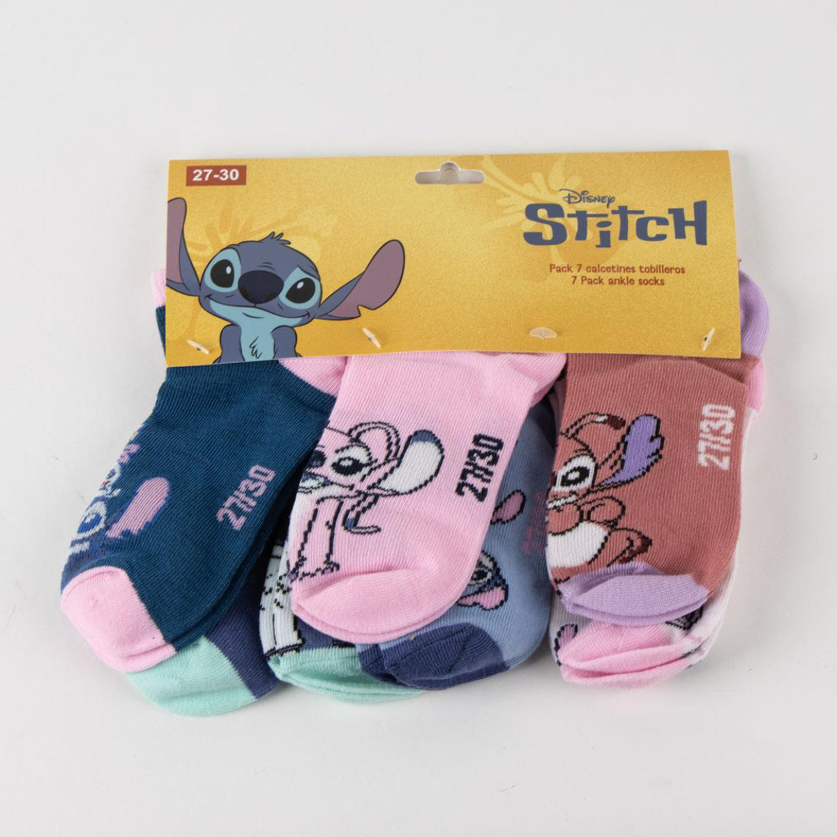 Disney Lilo und Stitch Kinder Kurzsocken Sockenpack Sneaker Socken Set für Kinder