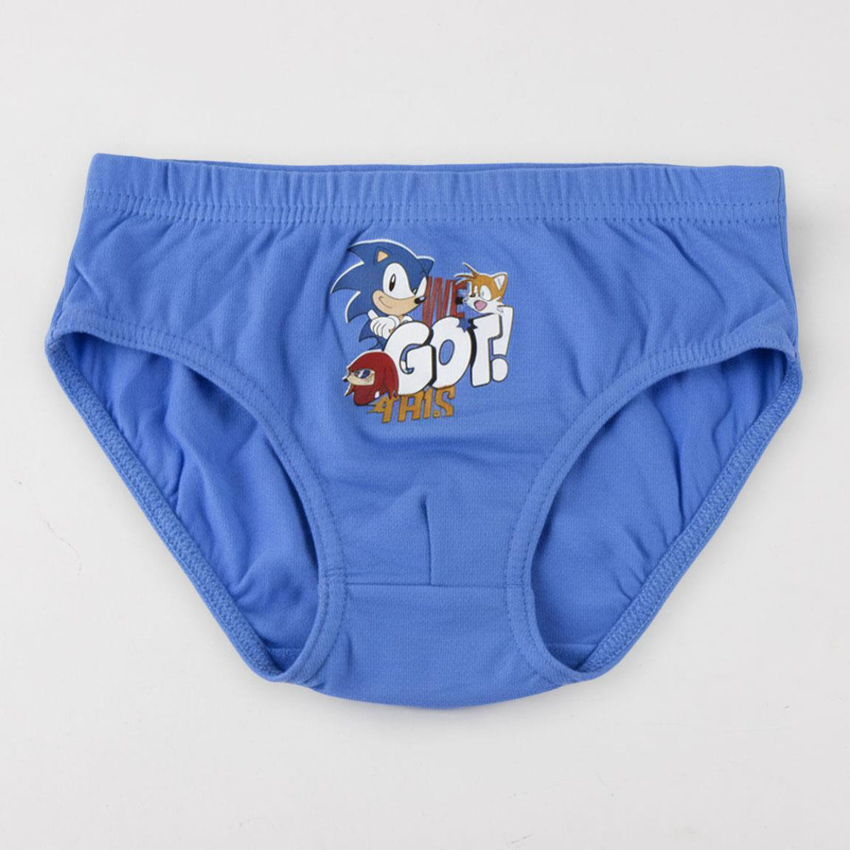 Sonic Jungen Unterwäsche 3er Set Single Jersey 100% Baumwolle