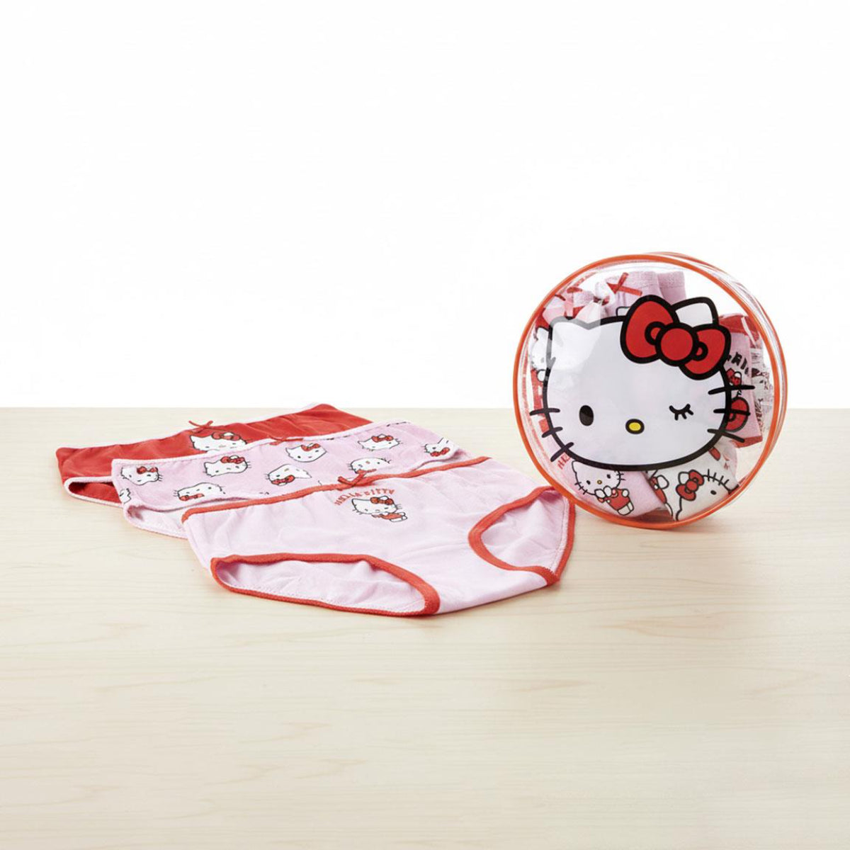 Hello Kitty Kinder 5'Er Unterwäsche Set Mädchen 100% Baumwolle