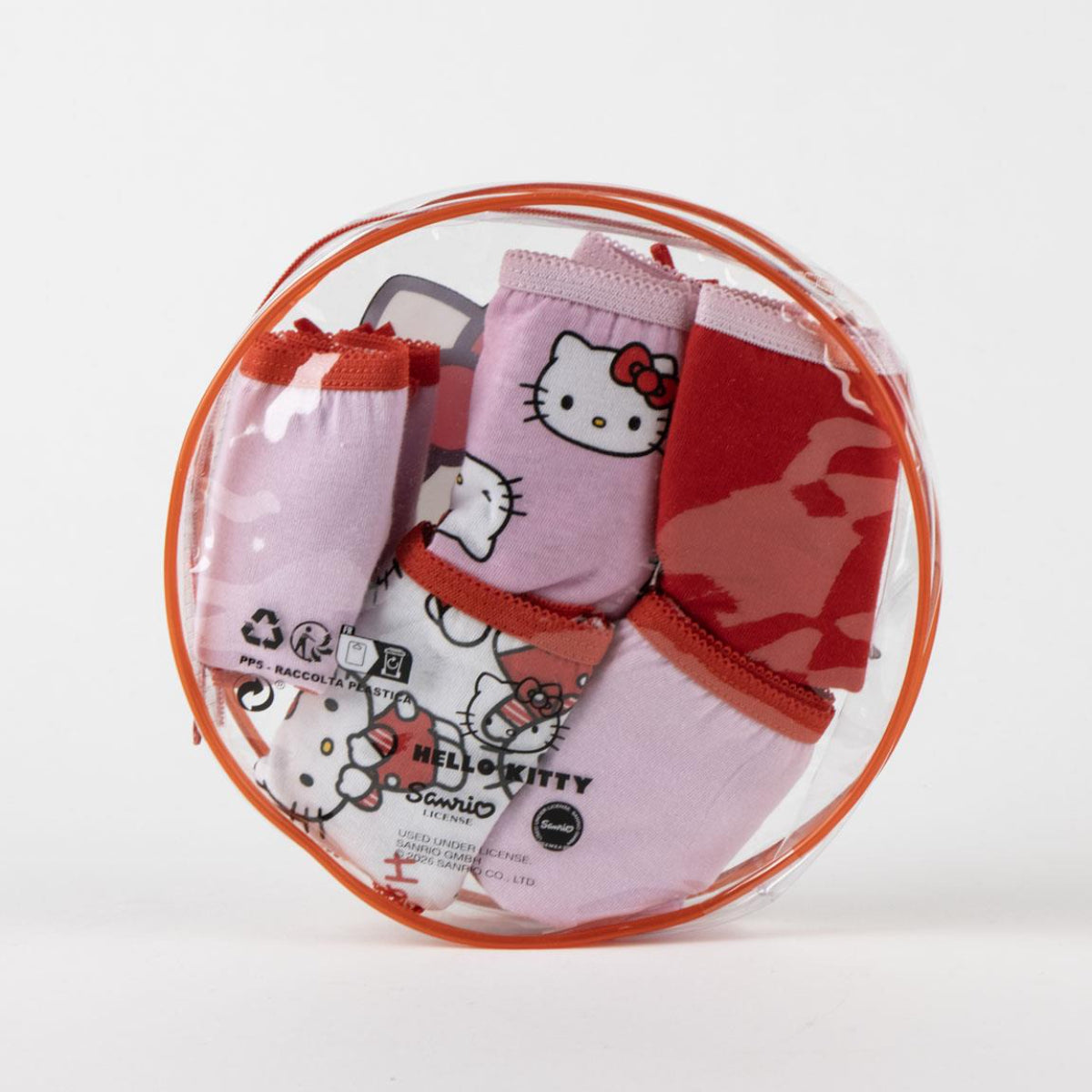 Hello Kitty Kinder 5'Er Unterwäsche Set Mädchen 100% Baumwolle