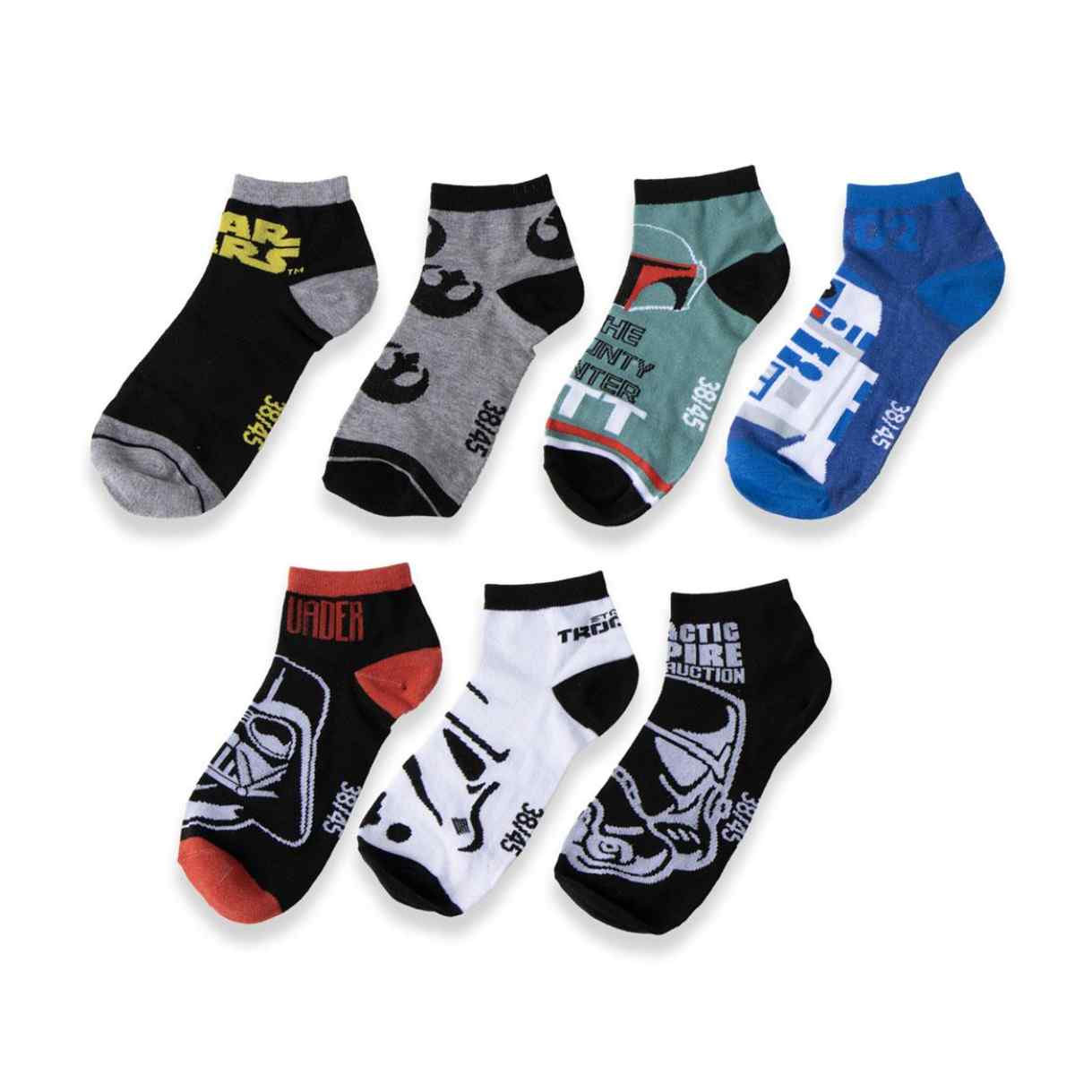 Star Wars Erwachsene Socken 12er Pack Lifestyle Design Größe 38-45