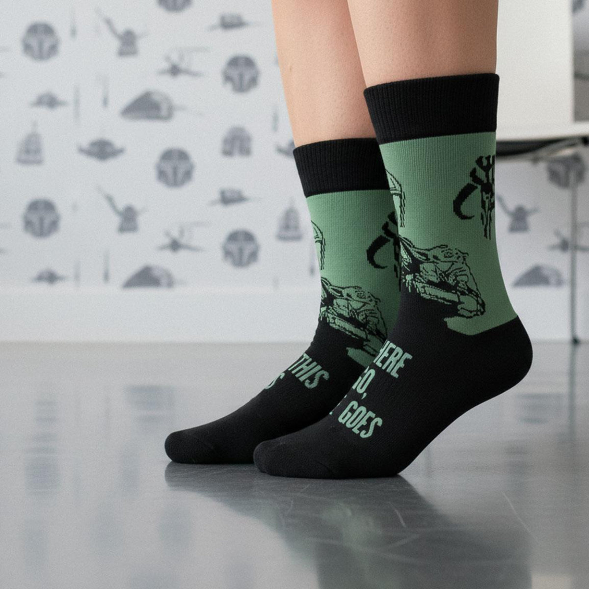 Star Wars Mandalorian Erwachsene Socken 3er Pack Lifestyle Design Größe 38-45