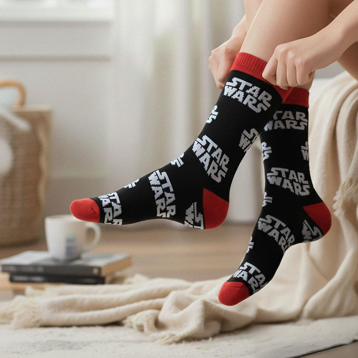 Star Wars Socken Erwachsene bequeme Freizeitsocken One Size 38–45