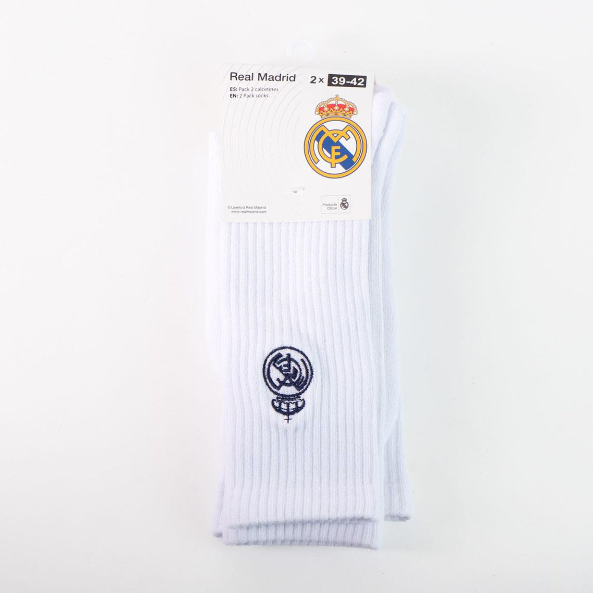 Real Madrid Sockenpack 2 Paar Herren Baumwollsocken Alltag Freizeit