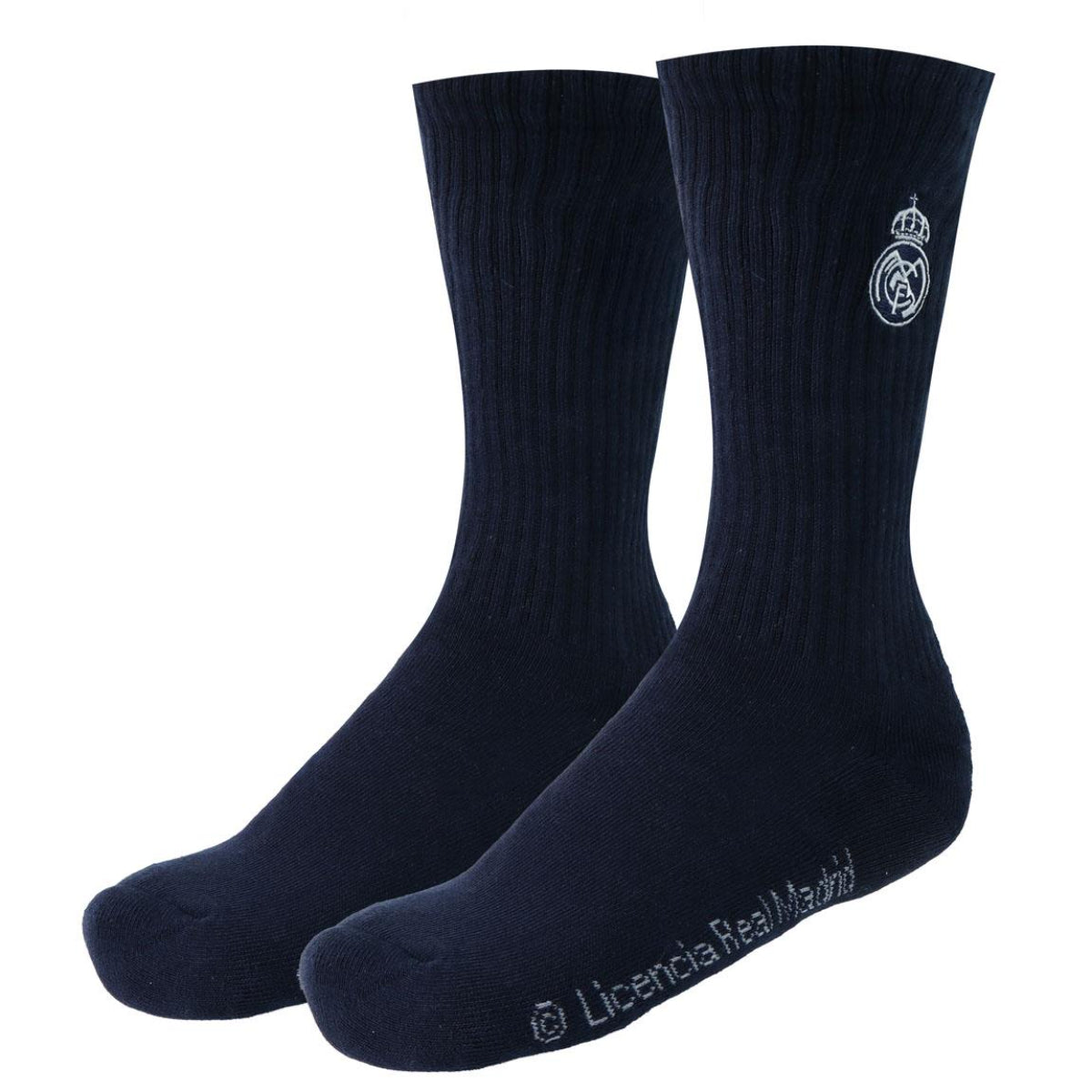 Real Madrid Socken 2er Pack Herren Baumwollsocken Freizeitsocken Alltag
