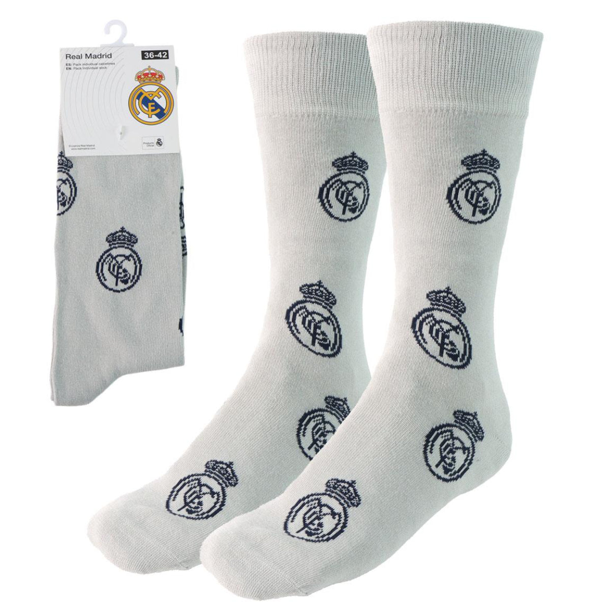 Real Madrid Erwachsene Socken Alltag Freizeitsocken Baumwollmix