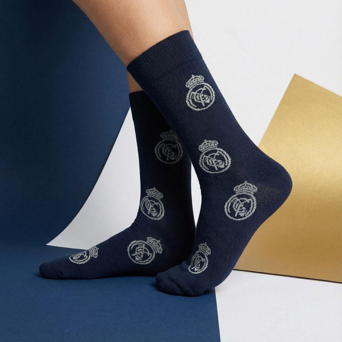 Real Madrid Erwachsene Socken Alltag Freizeitsocken Baumwollmix