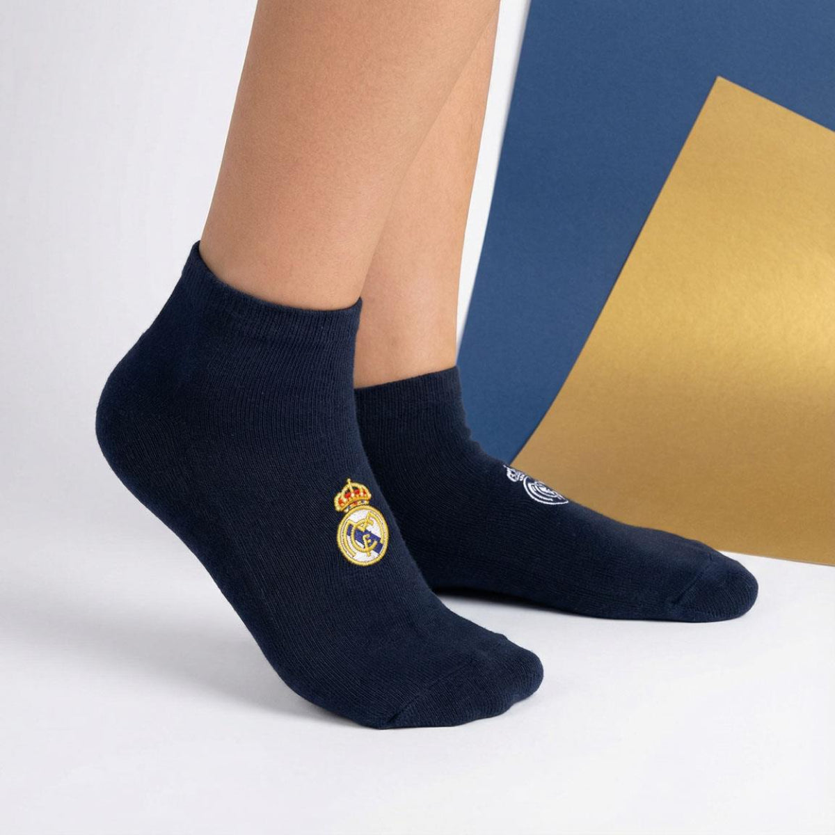 Real Madrid Socken 2er Pack Herren Baumwollsocken Freizeitsocken Alltag
