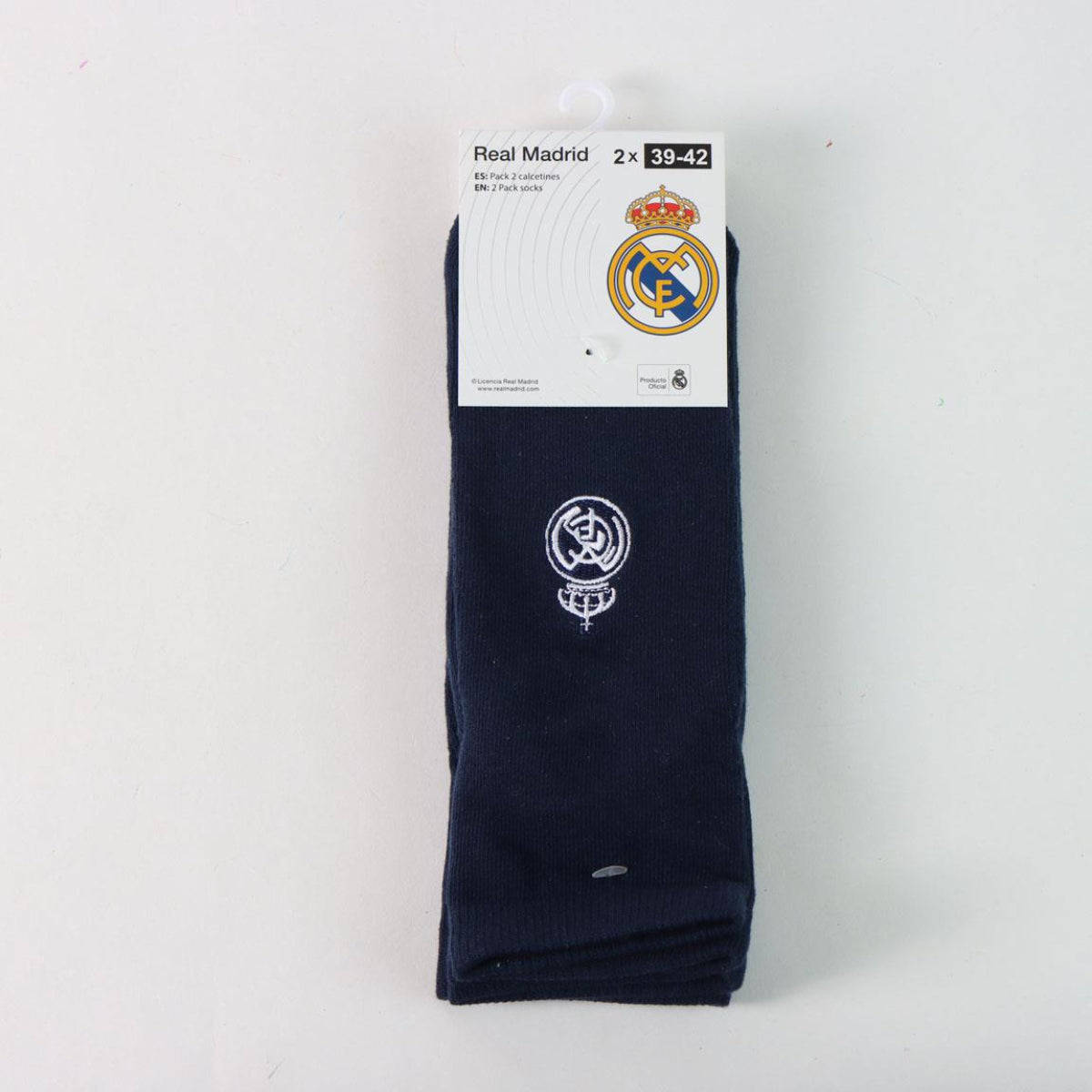 Real Madrid Socken 2er Pack Herren Baumwollsocken Freizeitsocken Alltag
