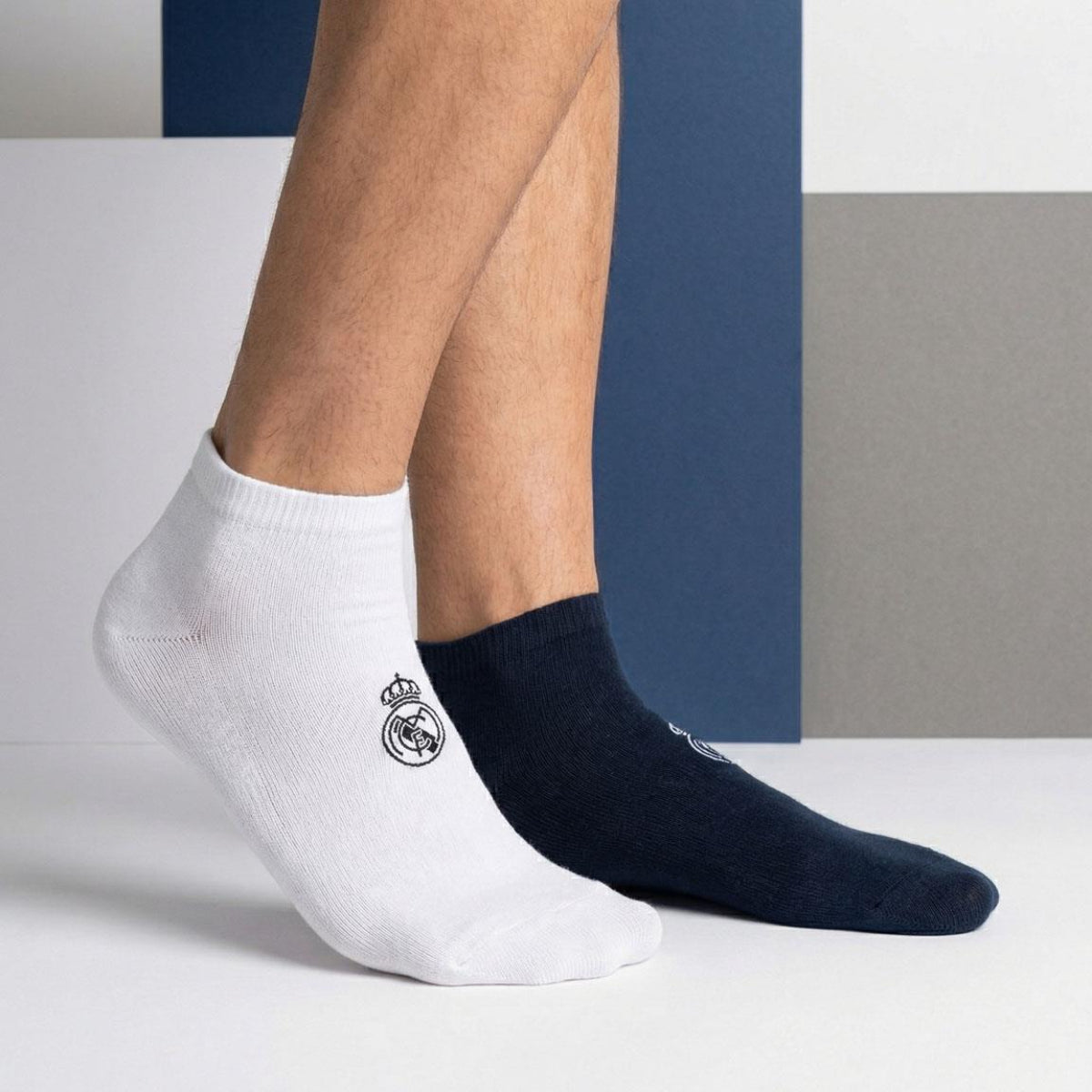 Real Madrid Socken 3er Pack Herren Baumwollsocken Freizeitsocken Alltag