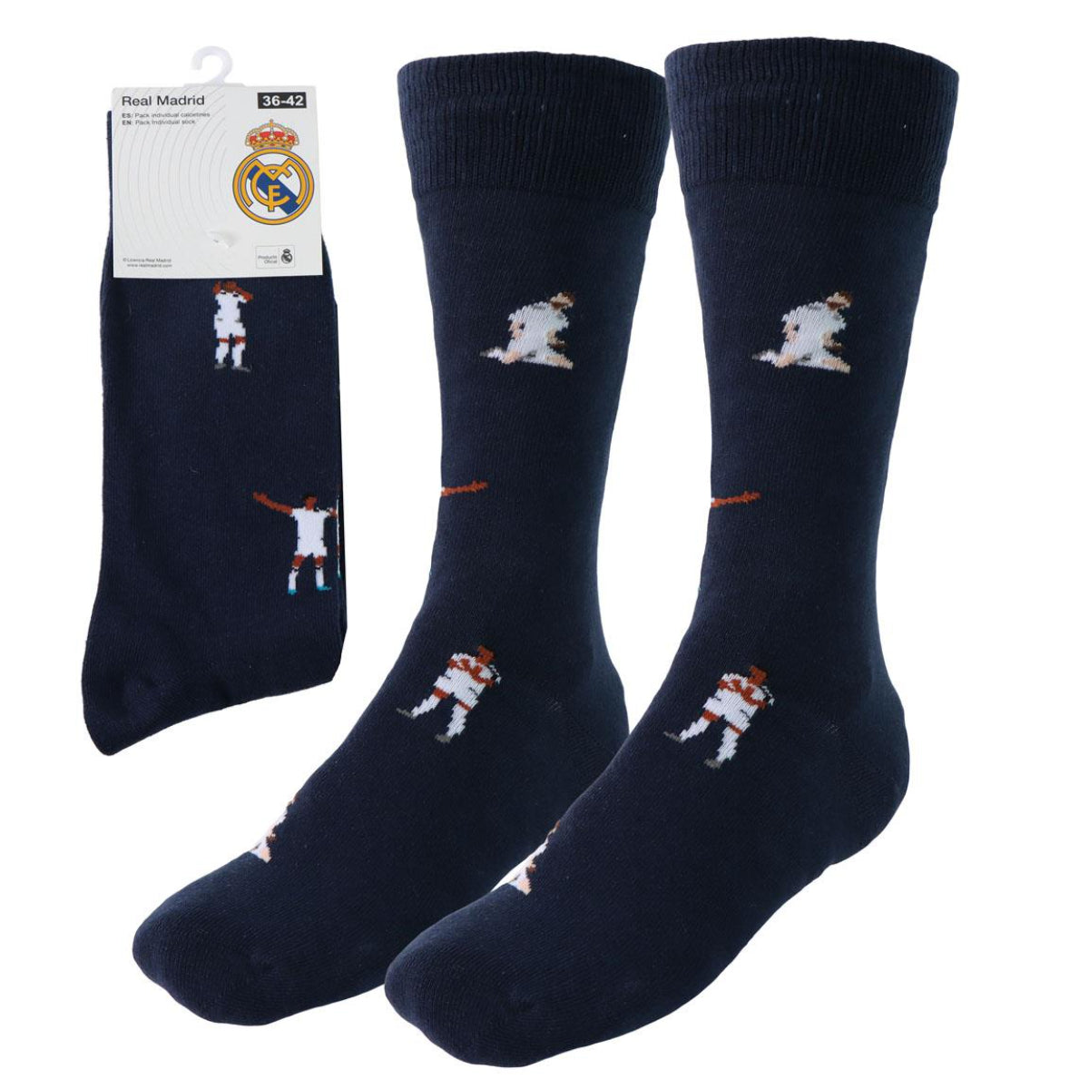 Real Madrid Kinder Socken Set aus Baumwolle im Mehrfachpack für Alltag Schule und Freizeit