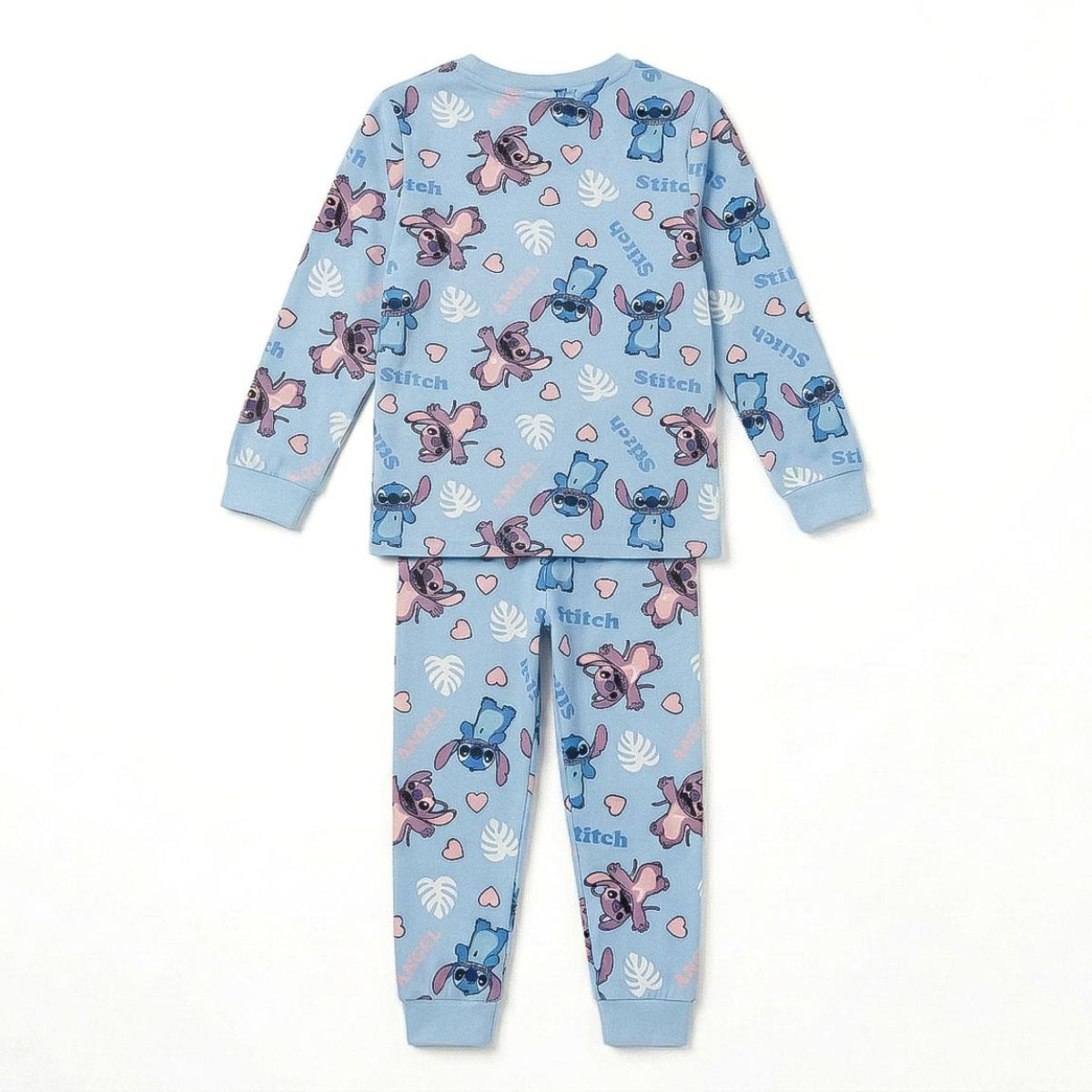 Disney Stitch Kinder Pyjama Set lang für gemütliche Nächte und Zuhause