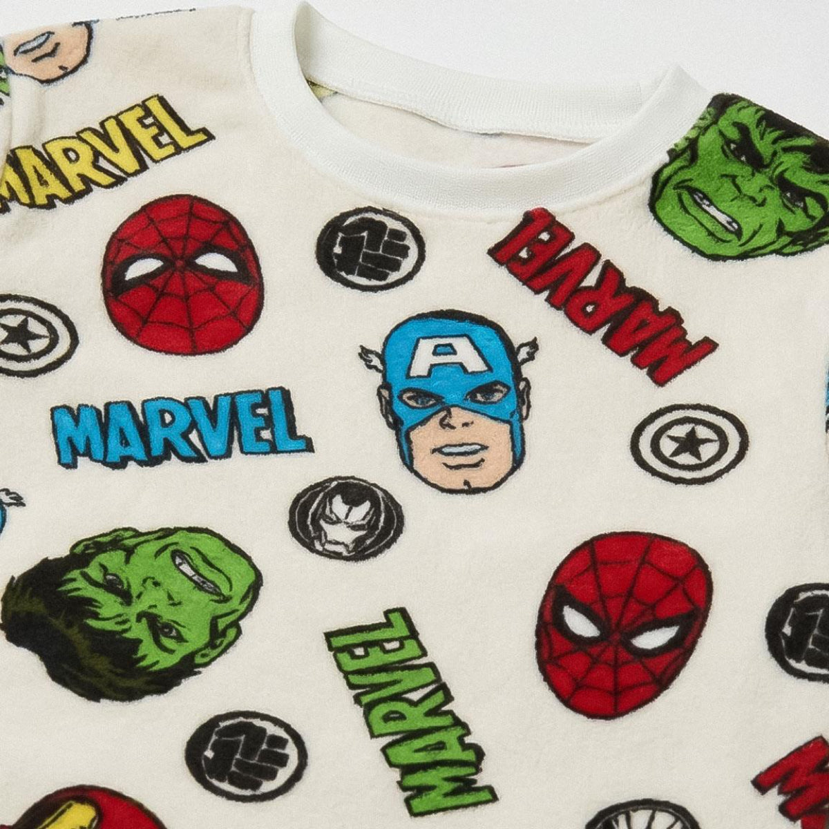 Marvel Kinder Schlafanzug Zweiteiler lang für Reisen und Übernachtungen