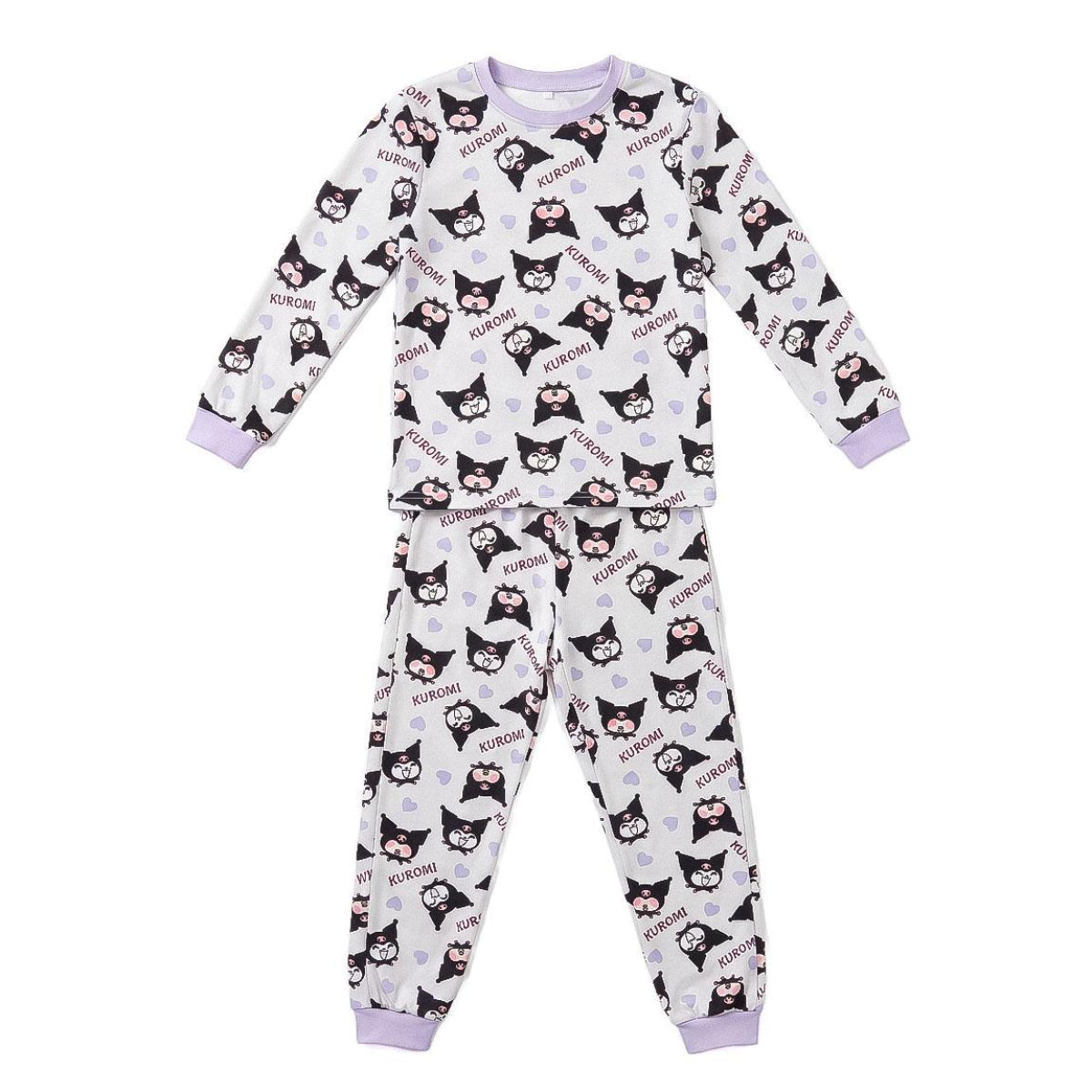 Sanrio Hello Kitty Kuromi Kinder Pyjama lang für Nacht Zuhause und Freizeit