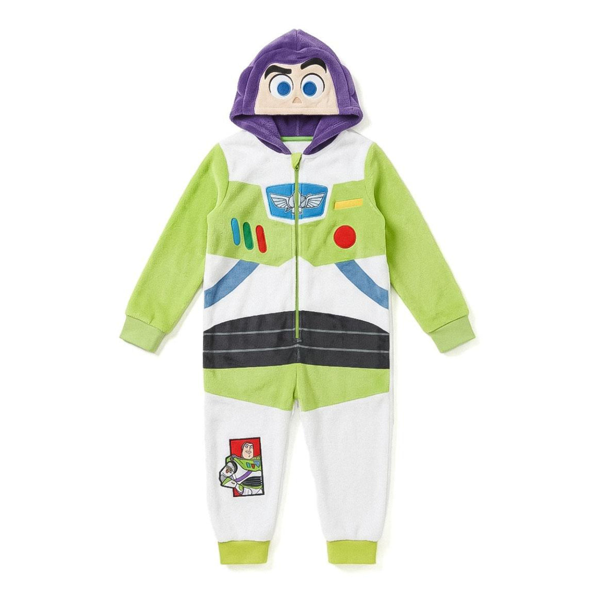 Toy Story Kinder Pyjama Einteiler mit Applikationen für Nacht Zuhause Freizeit