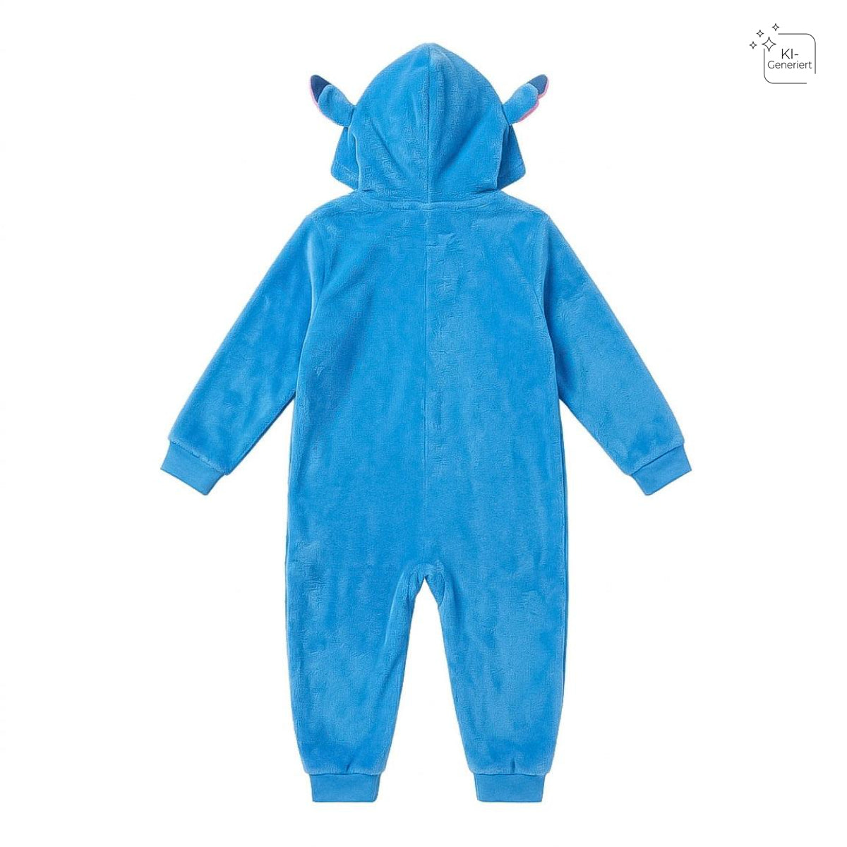 Disney Stitch Kinder Pyjama Einteiler mit Applikationen für Nacht Zuhause Freizeit