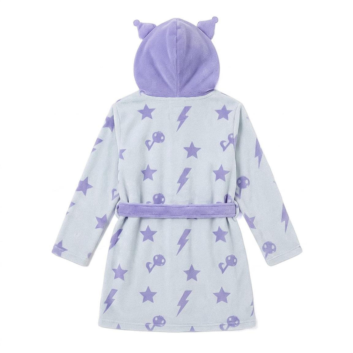 Sanrio Hello Kitty Kuromi Kinder Bademantel mit Applikationen für Zuhause Badezimmer