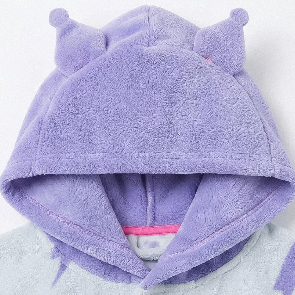 Sanrio Hello Kitty Kuromi Kinder Bademantel mit Applikationen für Zuhause Badezimmer