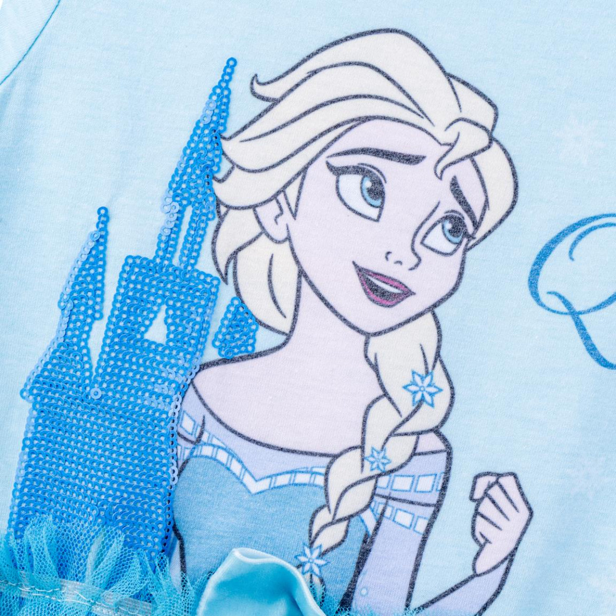Disney Frozen Mädchen Kleid Single Jersey leicht für Alltag Freizeit und Urlaub