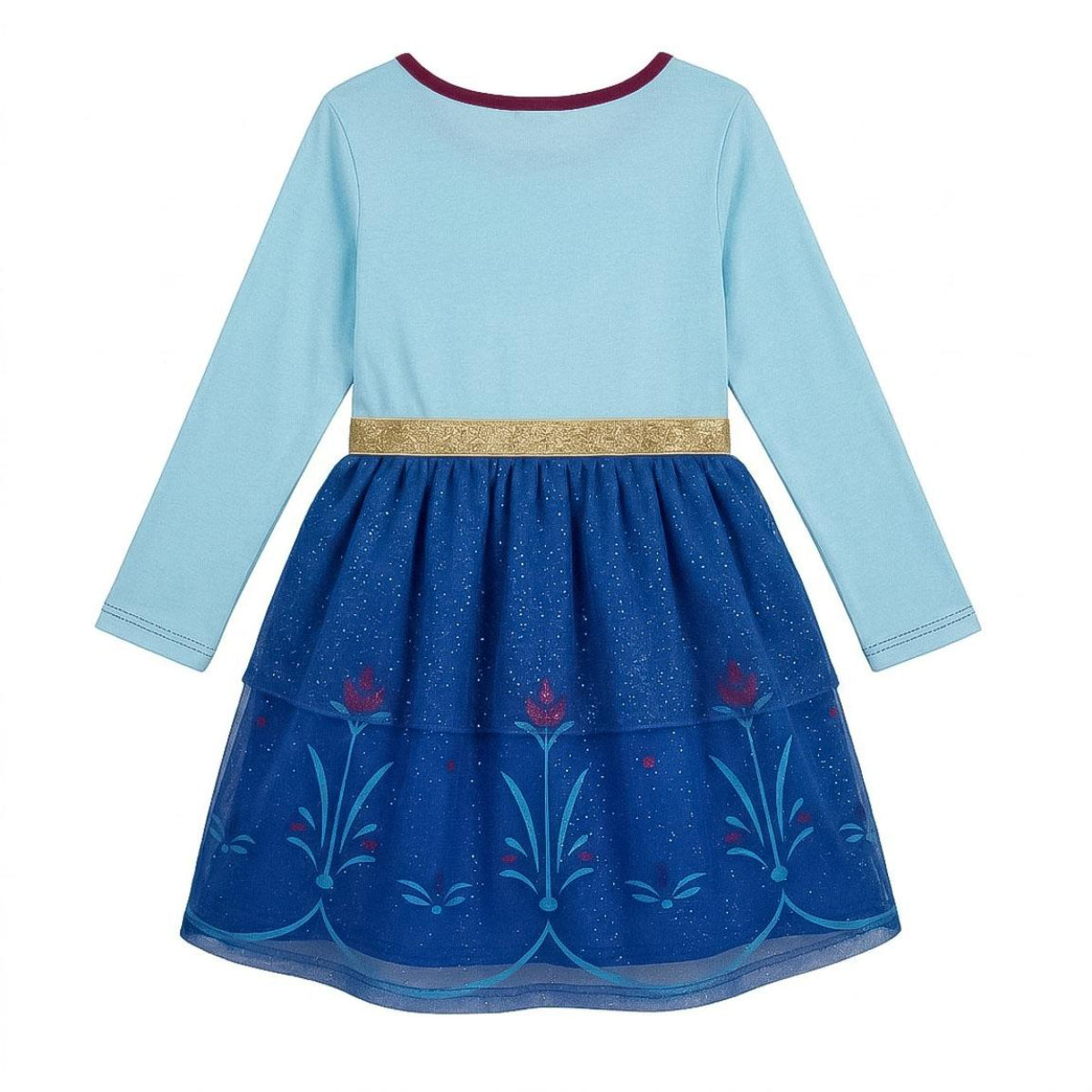 Disney Frozen Mädchen Kleid Single Jersey leicht für Alltag Freizeit und Urlaub