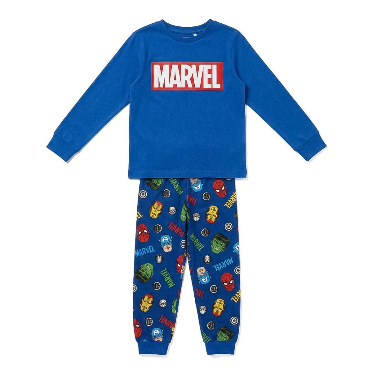 Avengers Kinder Nachtwäsche Zweiteiler lang für Schlafen Freizeit und Übernachtungen