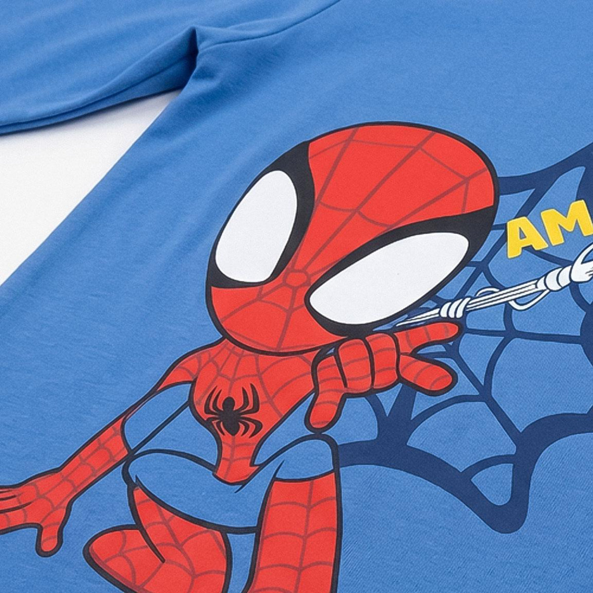 Marvel Spidey Schlafanzug Kinder lang für Nacht Freizeit und Zuhause