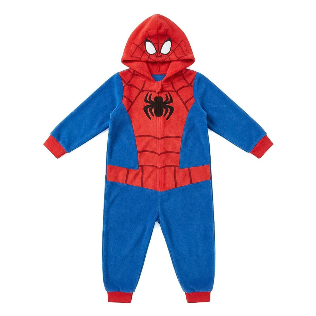 Spidey Kinder Pyjama Einteiler mit Applikationen für Nacht Zuhause und Freizeit
