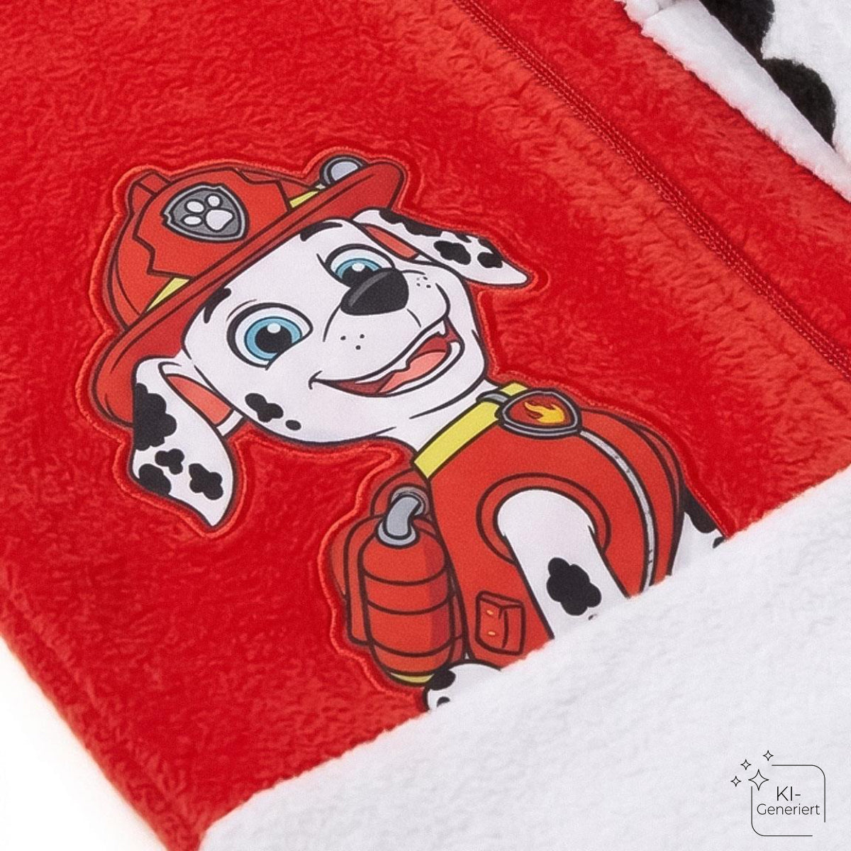 Paw Patrol Kinder Pyjama Einteiler mit Zip und Applikationen für Nacht Zuhause und Freizeit