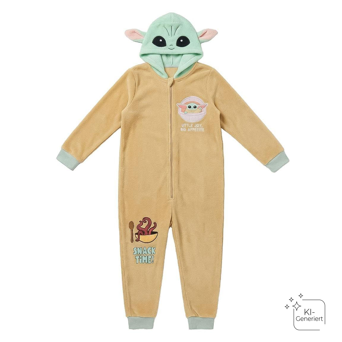 The Mandalorian Pyjama Kinder mit Applikationen für Nacht Zuhause und Freizeit
