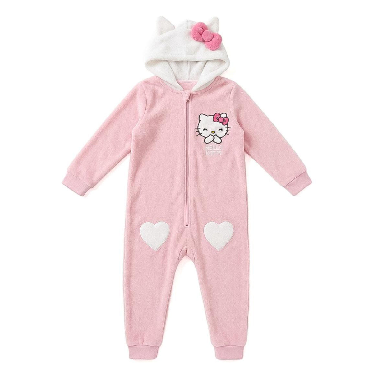 Sanrio Hello Kitty Kinder Schlafanzug mit Applikationen Nacht Zuhause gemütliche Abende