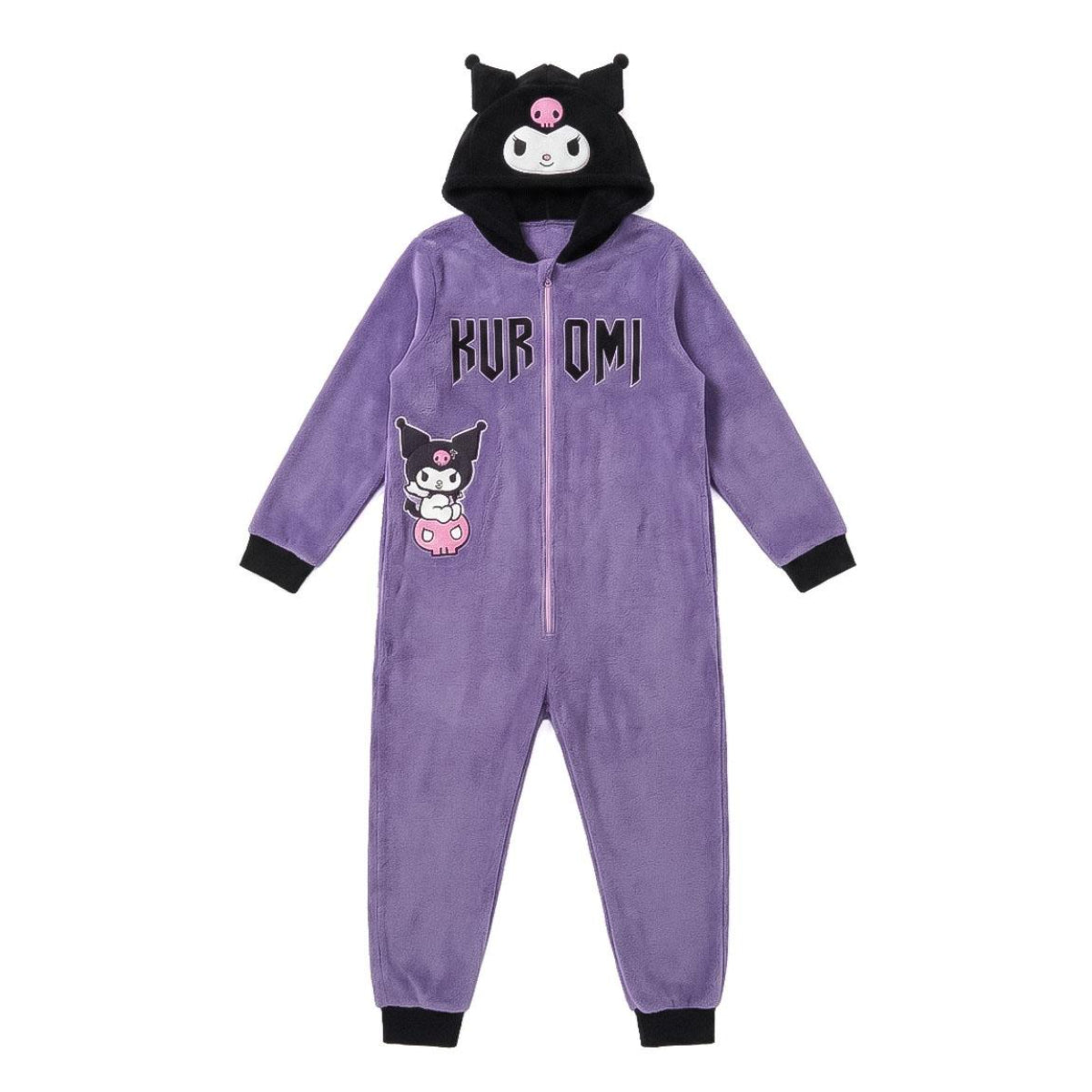 Hello Kitty Kuromi Pyjama Kinder mit Applikationen für Nacht Zuhause und Freizeit