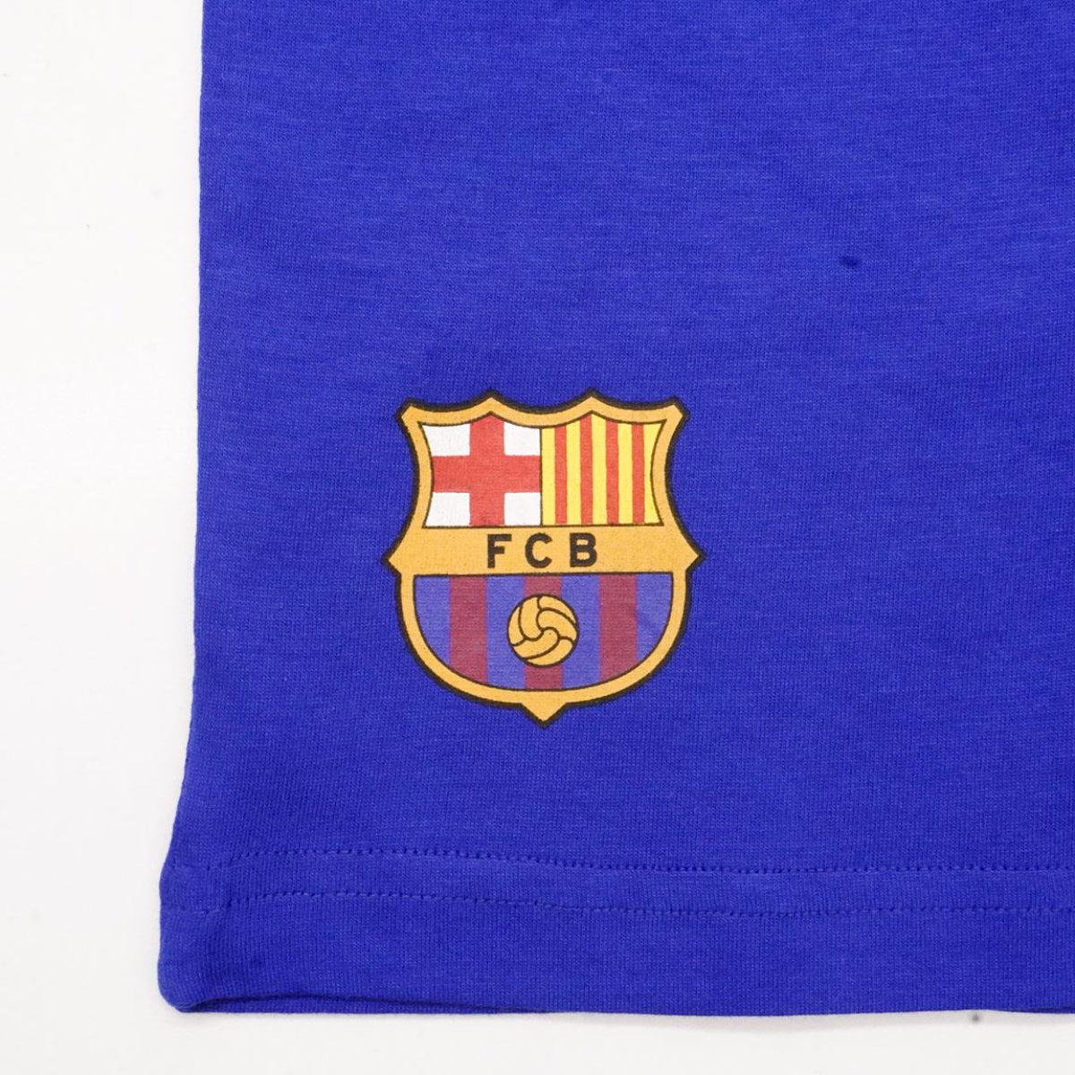 FC Barcelona Kinder Nachtwäsche Kurzarm Pyjama Sommer Schlafset Baumwolle