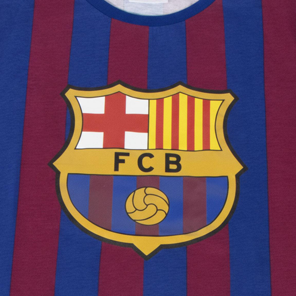 FC Barcelona Kinder Sommer Pyjama Kurz Baumwolle bequem Nachtwäsche