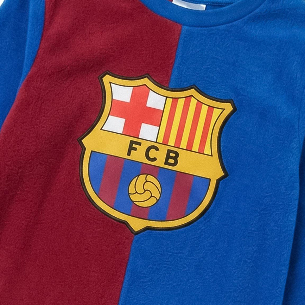 FC Barcelona Kinder Pyjama lang mit Applikationen für Nacht Zuhause und Freizeit