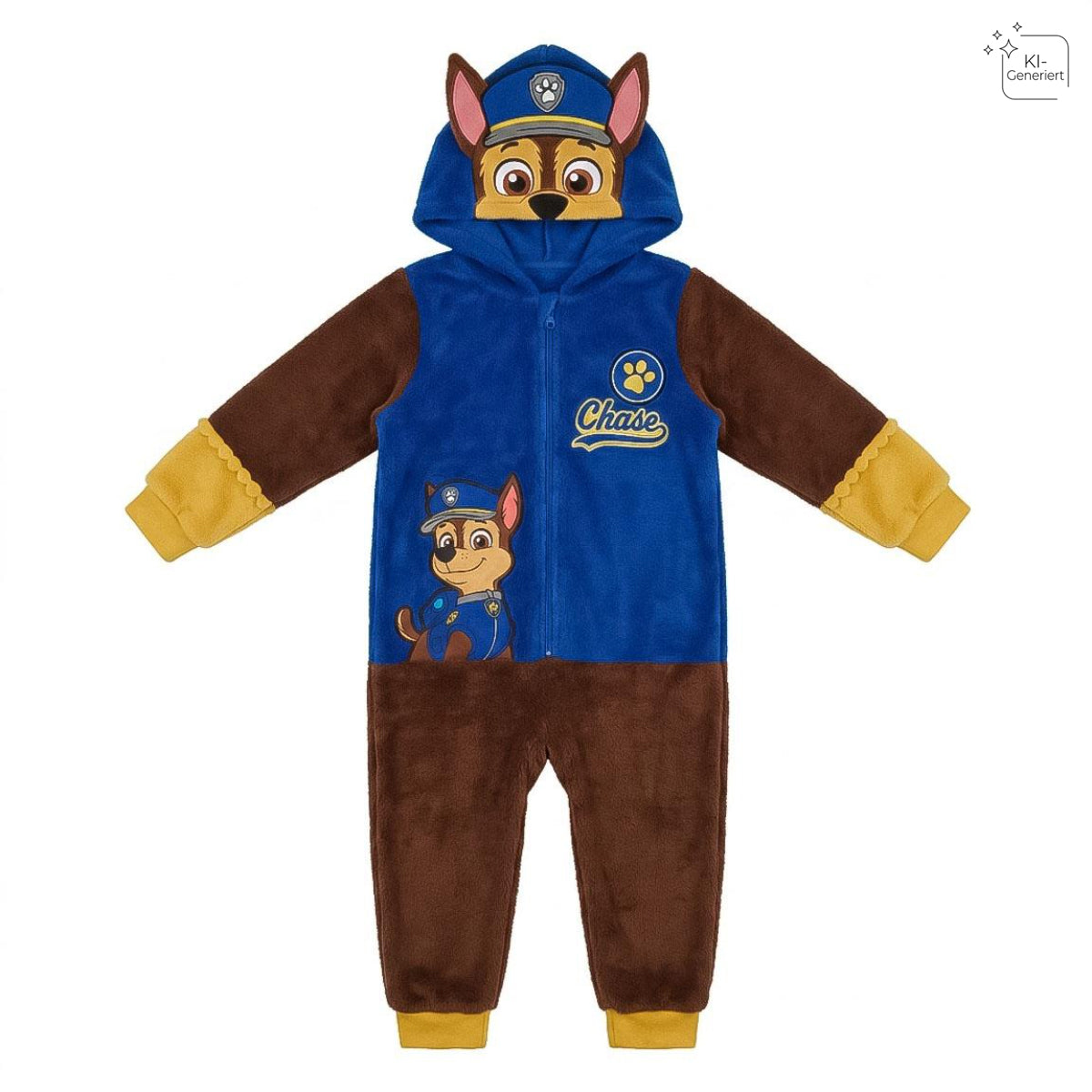 Paw Patrol Einteiliger Kinder Schlafanzug mit Reißverschluss für Nacht Zuhause Freizeit