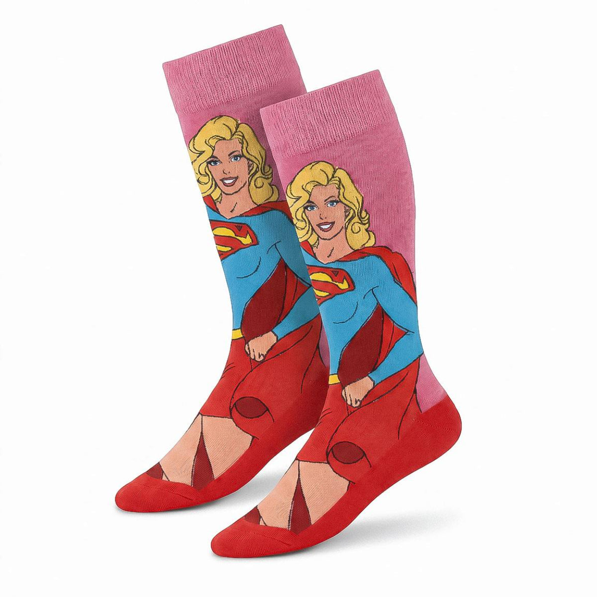Superman Supergirl Socken für Erwachsene im praktischen 3er Set