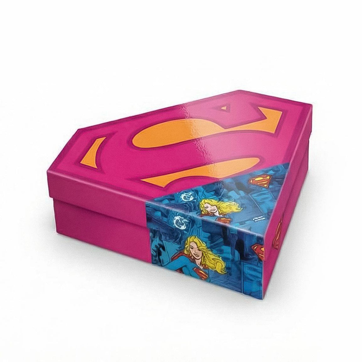 Superman Supergirl Socken für Erwachsene im praktischen 3er Set