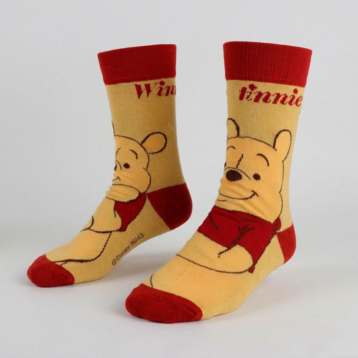 Disney Winnie the Pooh Socken 3er Pack für Erwachsene Größe 36–43 für Alltag und Freizeit