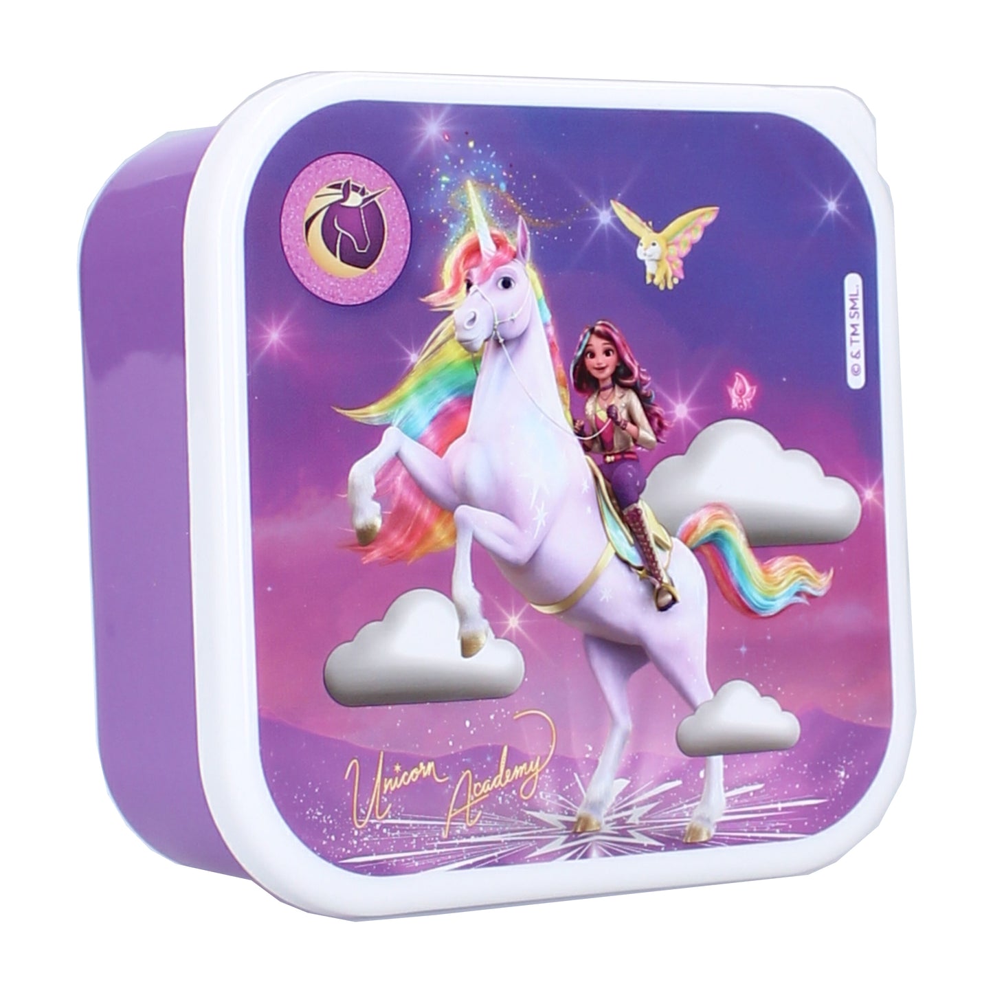 Unicorn Academy Brotdose Snackboxen 3er-Set