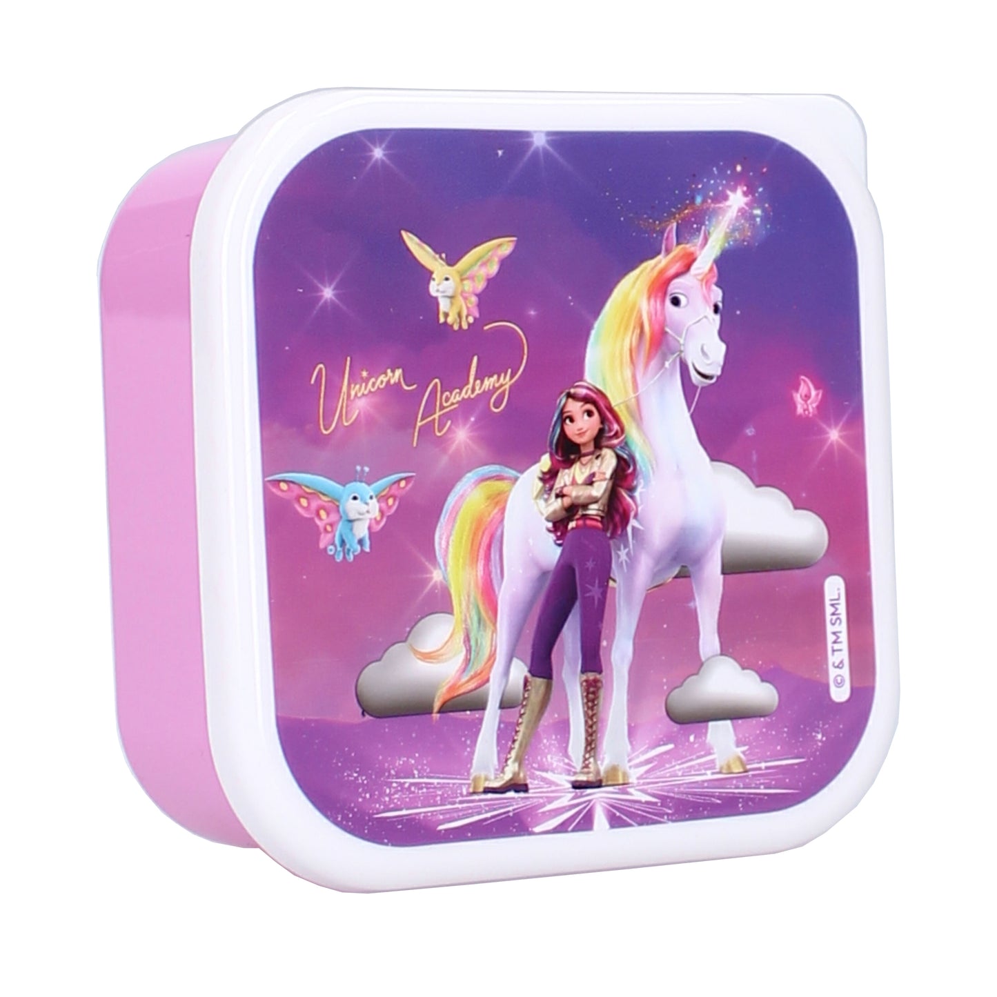 Unicorn Academy Brotdose Snackboxen 3er-Set