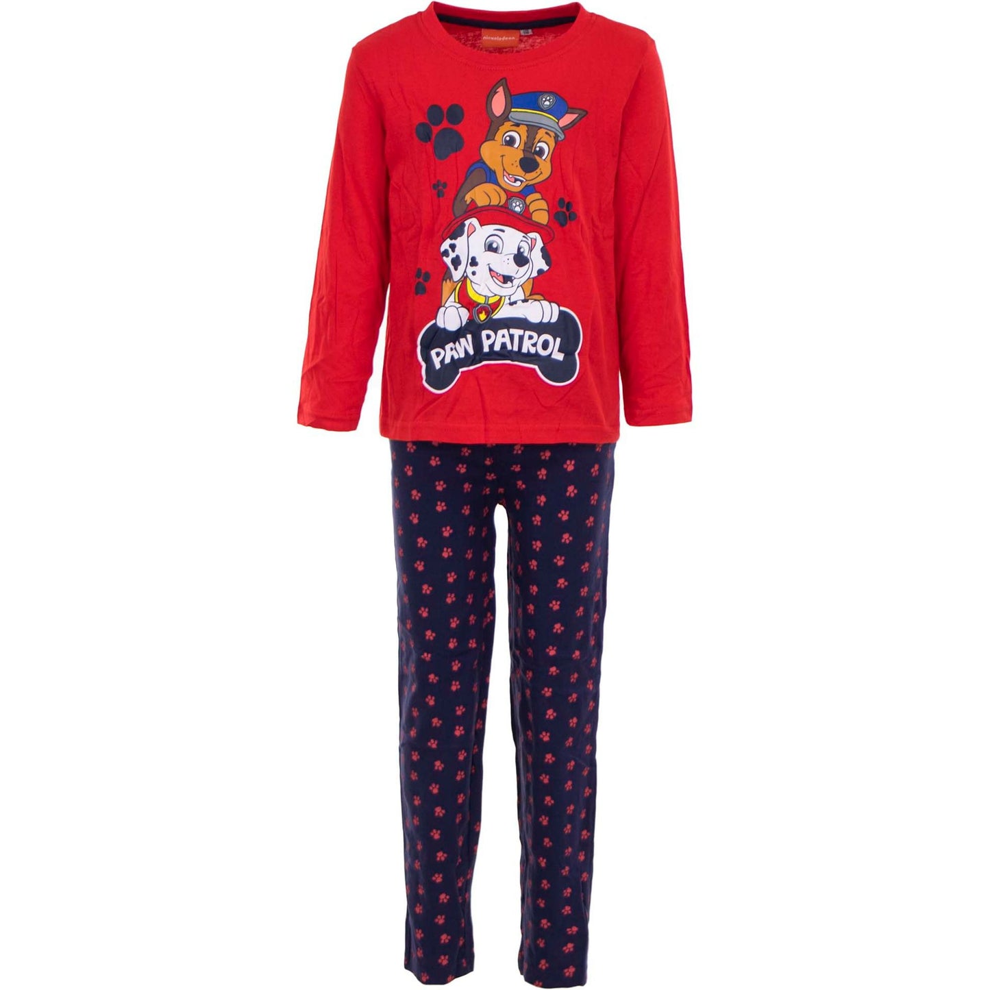 Paw Patrol Schlafanzug aus bequemer Baumwolle Pyjama Nachtanzug für Kinder