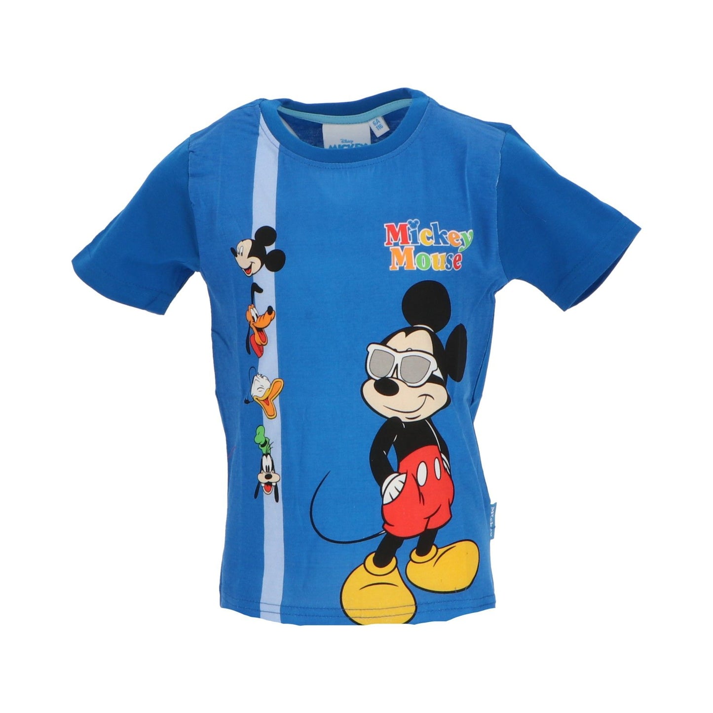 Disney Mickey Mouse Kinder T-Shirt mit Aufdruck aus Baumwolle kurzarm