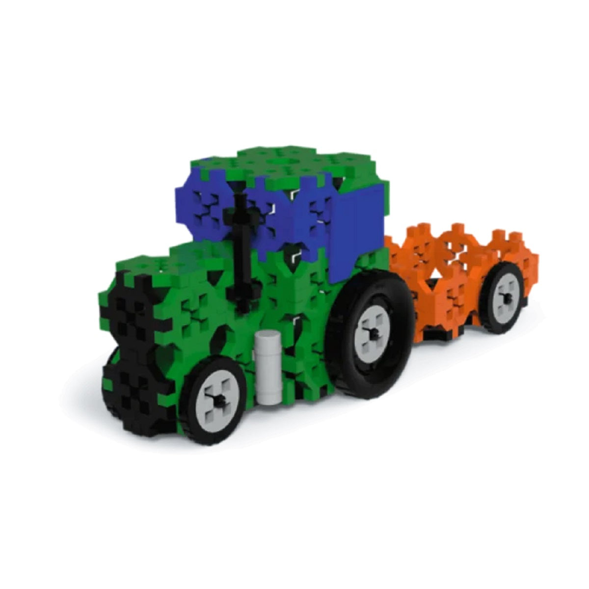 Connect 2in1 Bausatz Müllwagen oder Traktor – Kreativspielzeug aus 190 Bausteinen für Kinder ab 5 Jahren