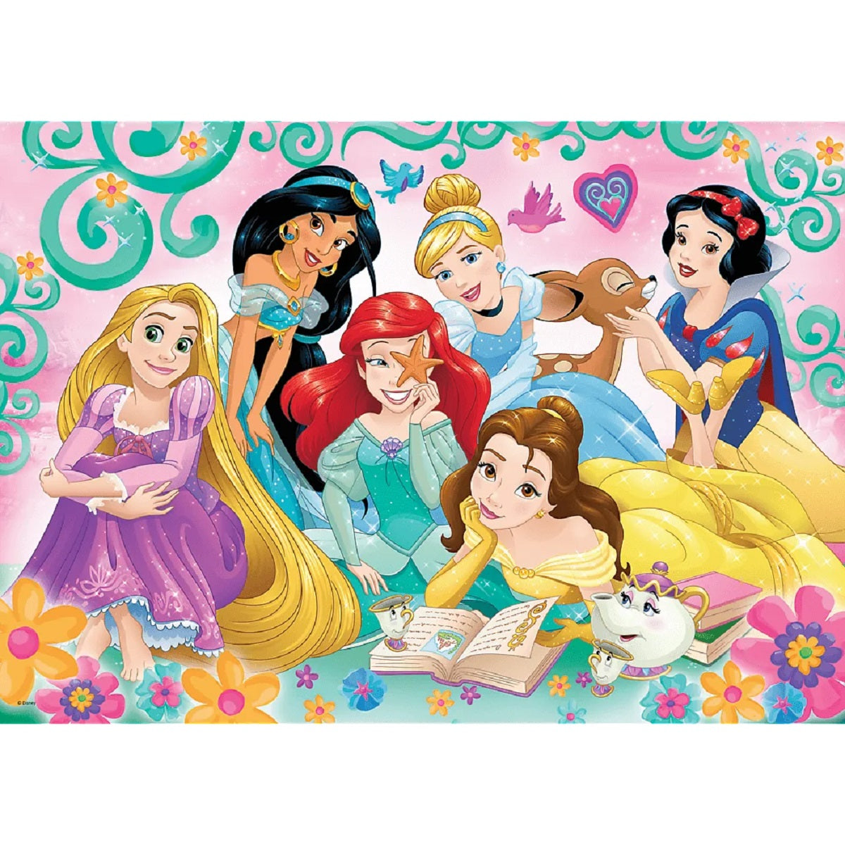 Disney Princess Puzzle 200 Teile Magische Abenteuer mit den Prinzessinnen