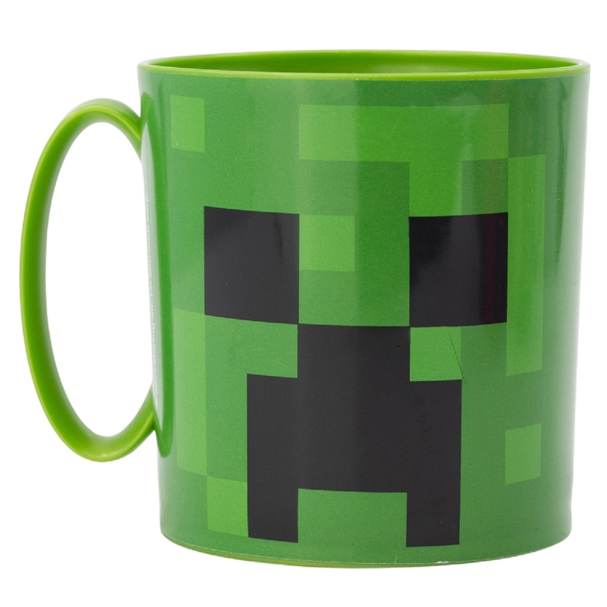Minecraft Becher Mikrowellengeeigneter Kunststoffbecher 390 ml – Motivbecher für Kinder
