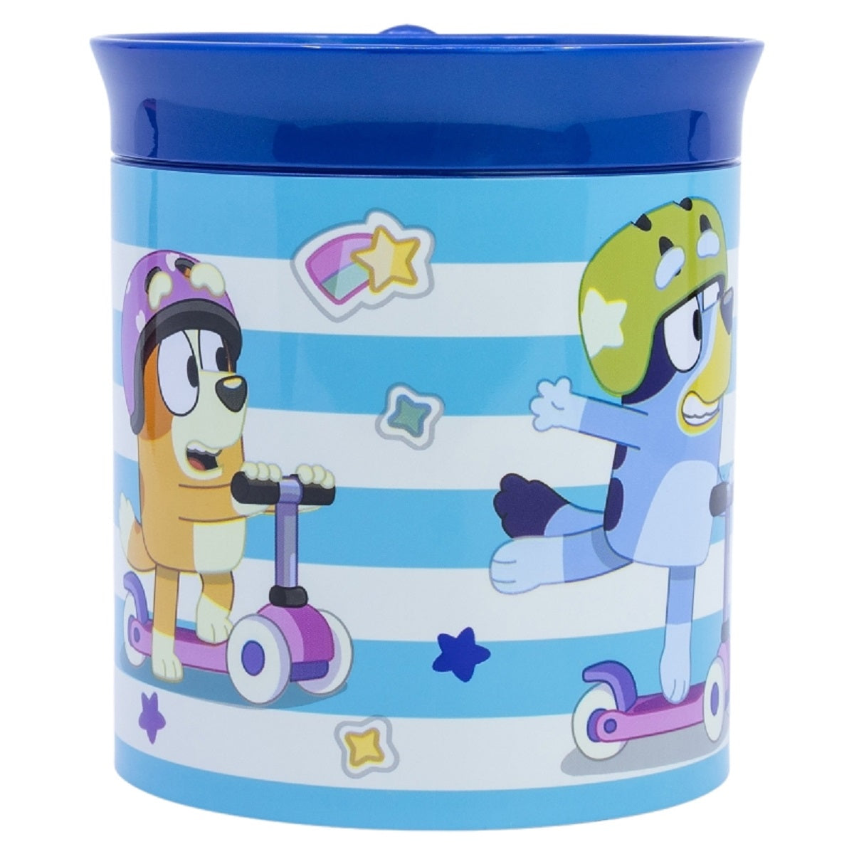 Bluey Becher Mikrowellengeeigneter Kunststoffbecher 400 ml – Motivbecher für Kinder